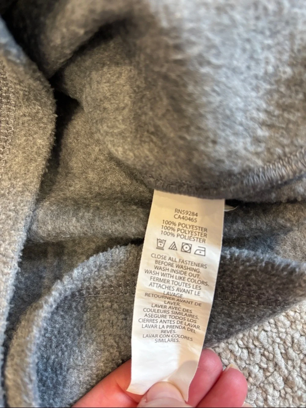 The Children's Place Gray Half-Zip Fleece Pullover